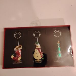 St. Nicholas Square Holiday Ornament Trio - Red, Green, Gold